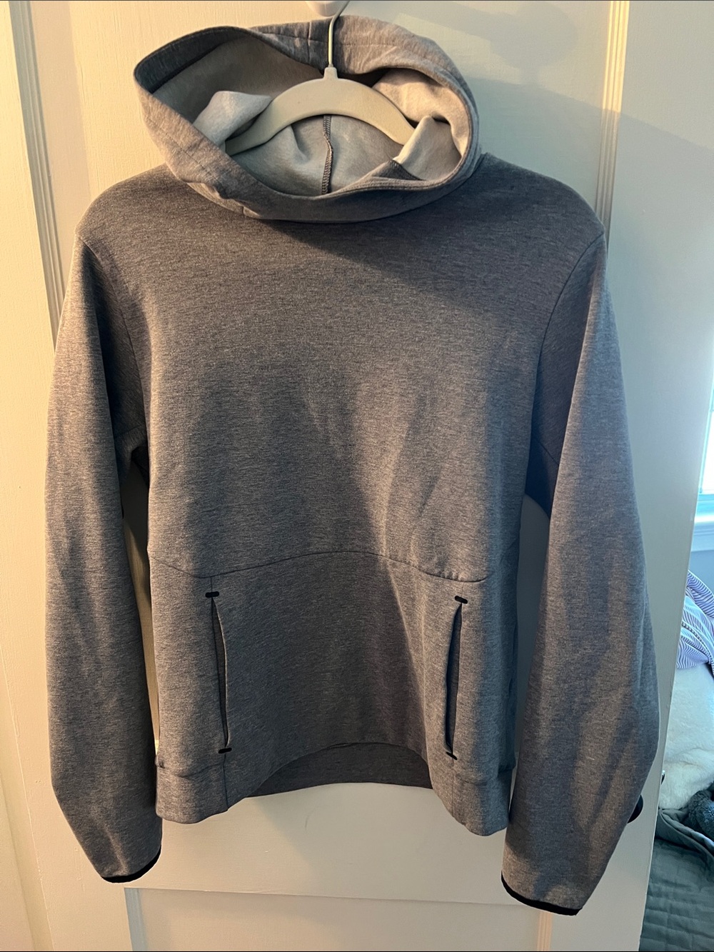 tek gear Gray Hooded Pullover Sweatshirt